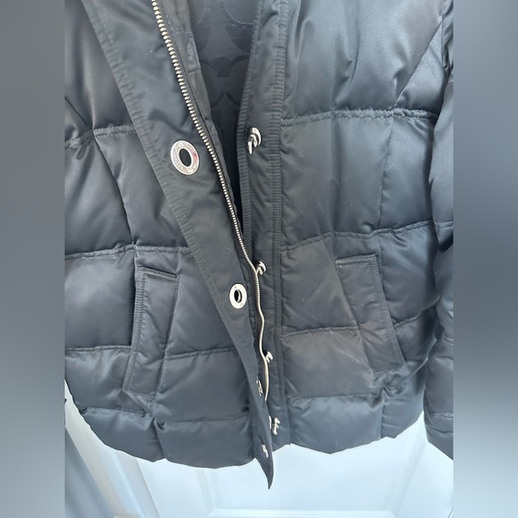 Coach Puffer Coat with Fur Hood - Picture 5 of 7